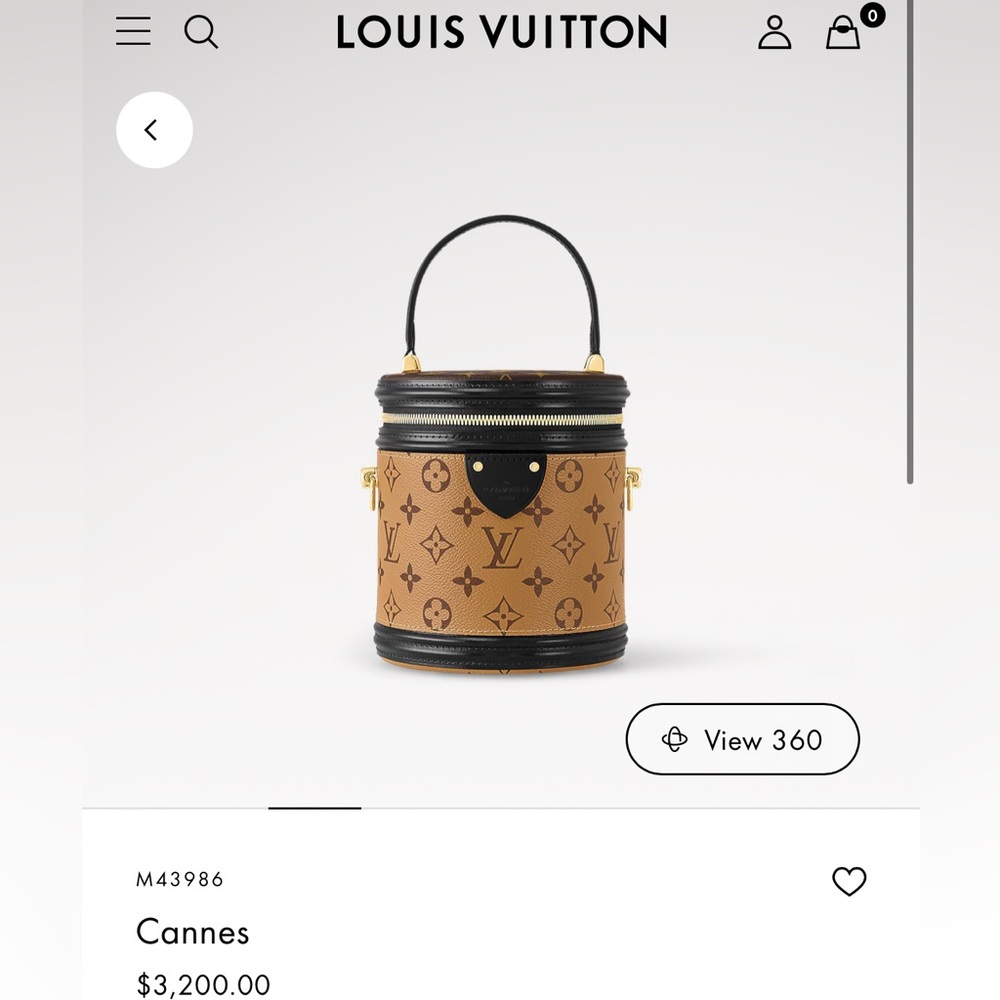 Authentic Customized Louis Vuitton LV Cannes Bucket Bag Top Handle Purse Limited - Picture 11 of 15
